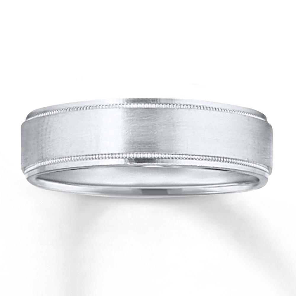 Wedding Band 14K White Gold 6mm MVRZvPdu Wedding Band 14K White Gold 6mm MVRZvPdu