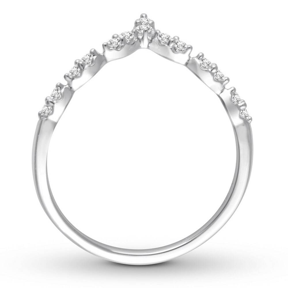 Diamond Ring 1/6 ct tw Round 14K White Gold MYuEMOoi Diamond Ring 1/6 ct tw Round 14K White Gold MYuEMOoi