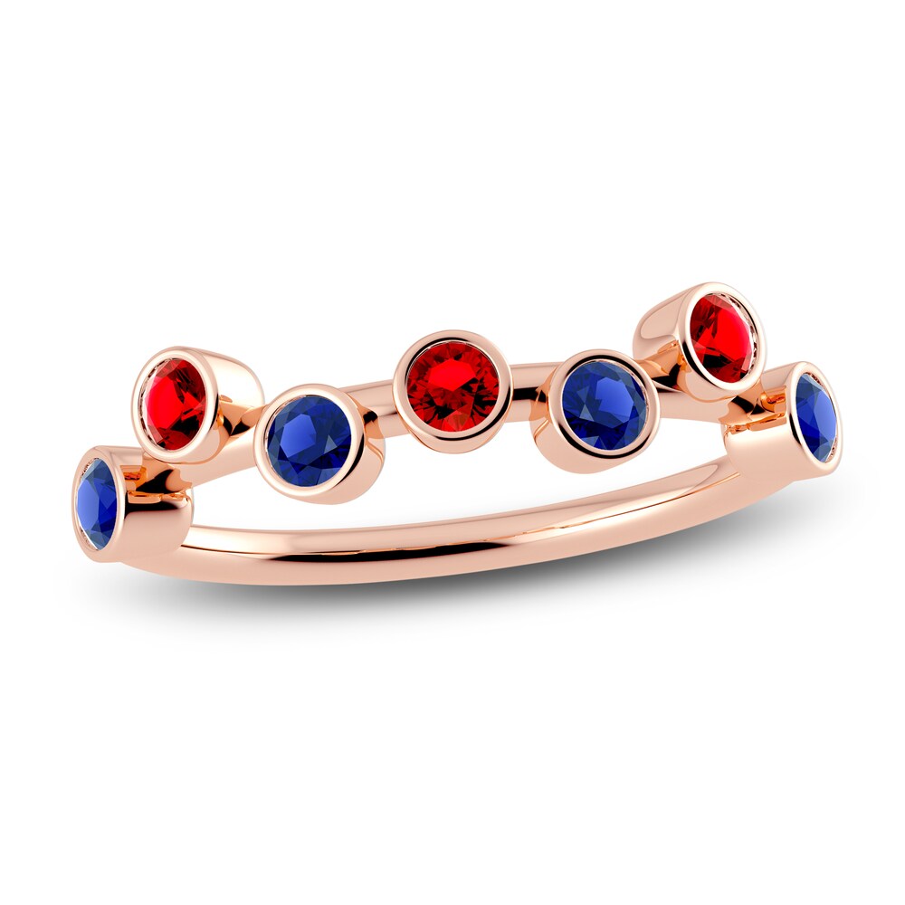 Juliette Maison Natural Ruby & Natural Blue Sapphire Ring 10K Rose Gold Mchhk6Hg Juliette Maison Natural Ruby & Natural Blue Sapphire Ring 10K Rose Gold Mchhk6Hg