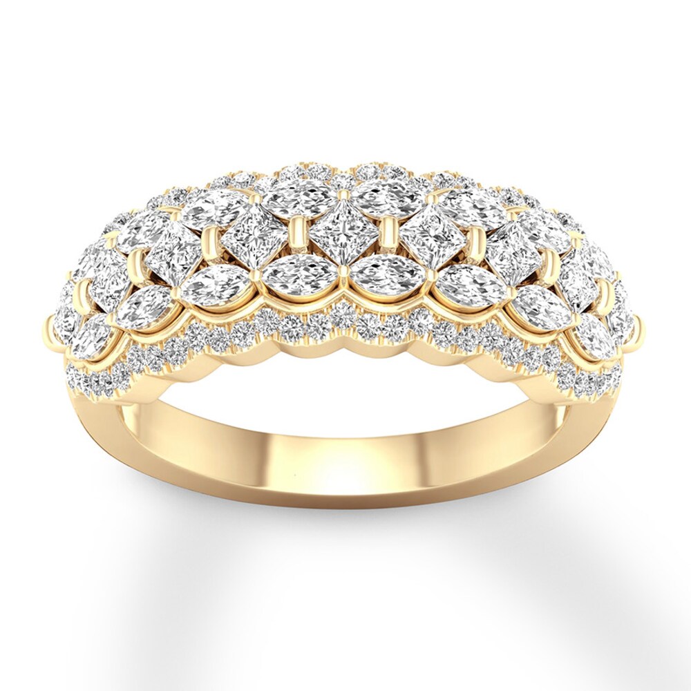 Diamond Anniversary Band 1-1/4 carat tw 14K Yellow Gold MuQ3iUEZ Diamond Anniversary Band 1-1/4 carat tw 14K Yellow Gold MuQ3iUEZ