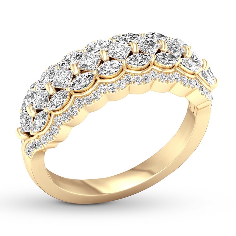 Diamond Anniversary Band 1-1/4 carat tw 14K Yellow Gold MuQ3iUEZ Diamond Anniversary Band 1-1/4 carat tw 14K Yellow Gold MuQ3iUEZ
