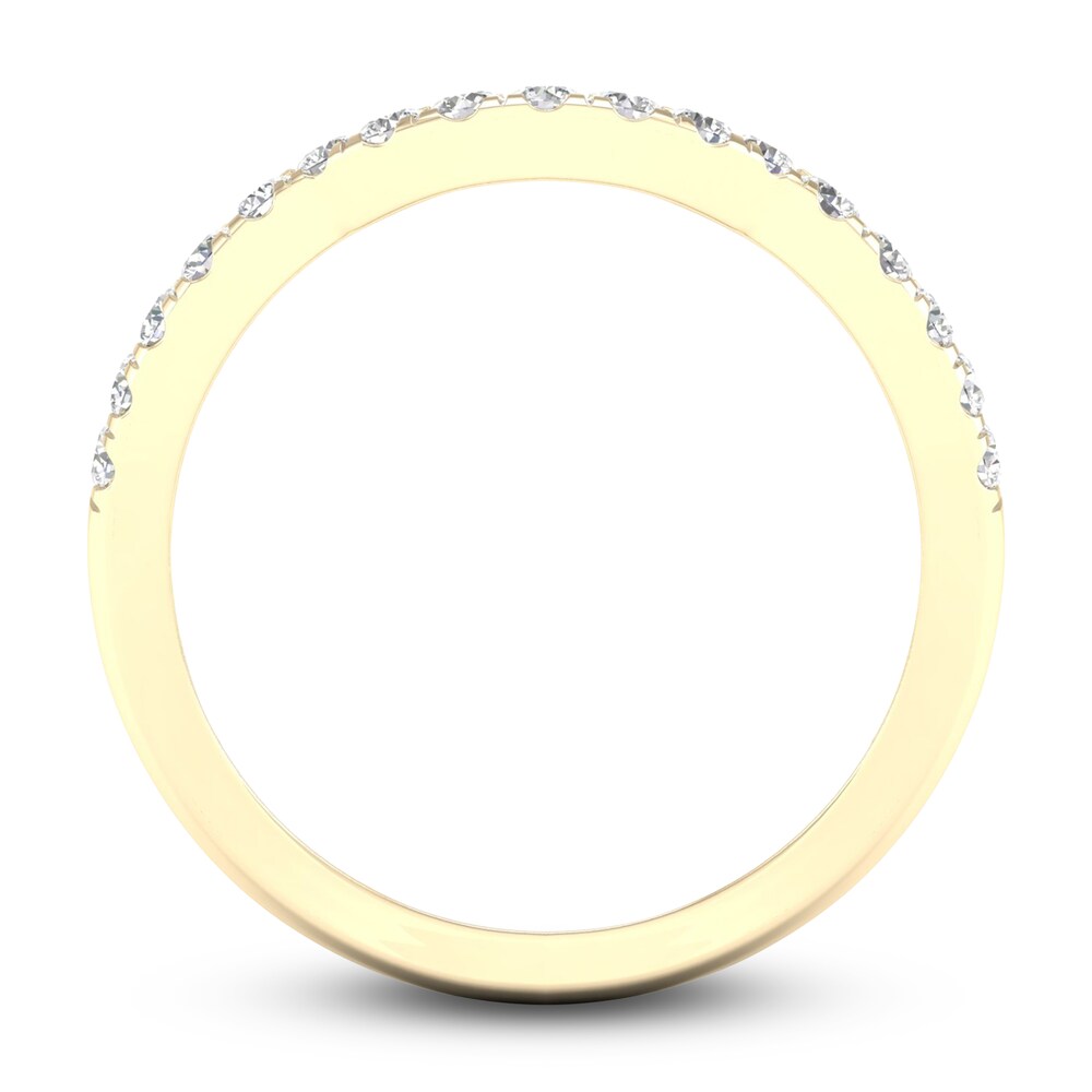 Diamond Contour Wedding Band 1/3 ct tw Round 14K Yellow Gold MyskFs0A Diamond Contour Wedding Band 1/3 ct tw Round 14K Yellow Gold MyskFs0A