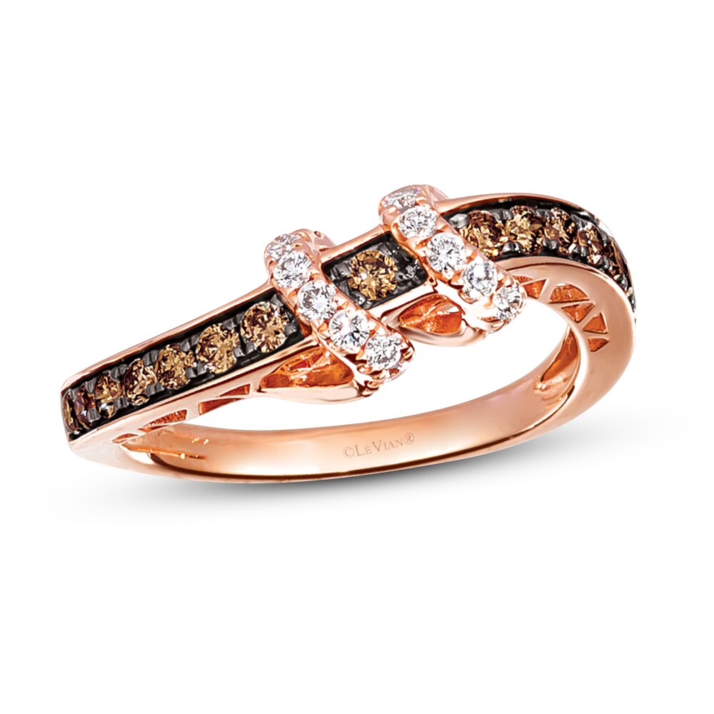 Le Vian Diamond Ring 3/8 ct tw Round 14K Strawberry Gold NMsRhPTA Le Vian Diamond Ring 3/8 ct tw Round 14K Strawberry Gold NMsRhPTA