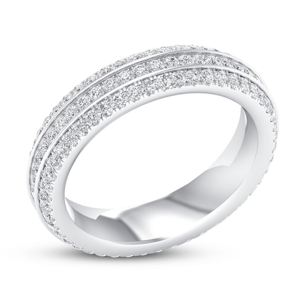 Diamond Eternity Ring 1 ct tw Round 14K White Gold NNqEglFi Diamond Eternity Ring 1 ct tw Round 14K White Gold NNqEglFi