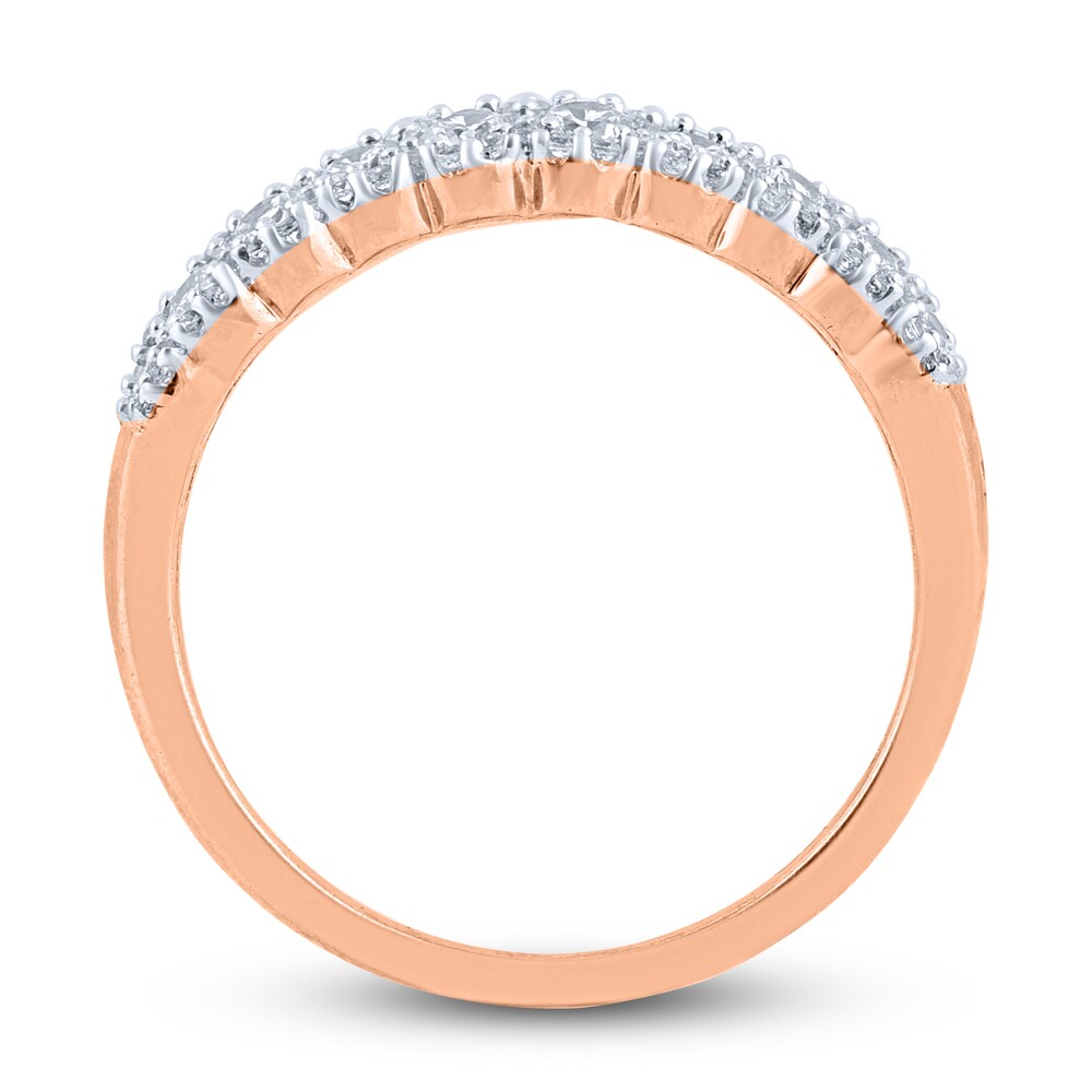 Diamond Anniversary Band 1-1/2 ct tw Round 14K Rose Gold Nrlylg7c Diamond Anniversary Band 1-1/2 ct tw Round 14K Rose Gold Nrlylg7c
