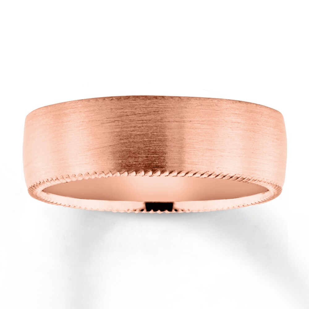 Wedding Band 14K Rose Gold 6mm O33IpyWt Wedding Band 14K Rose Gold 6mm O33IpyWt