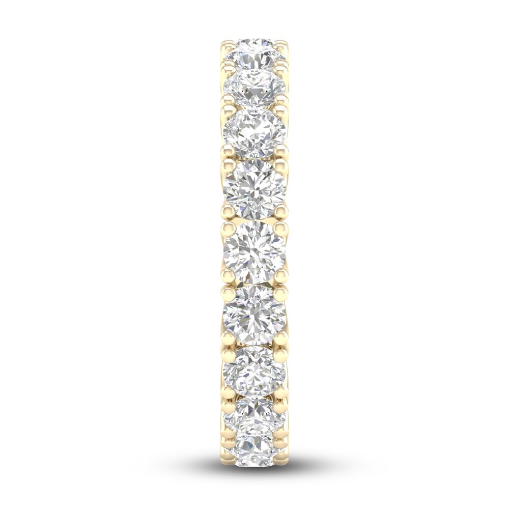 Diamond Eternity Band 3 ct tw Round 14K Yellow Gold O3Zh8zdP