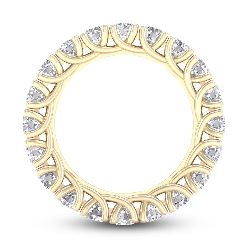 Diamond Eternity Band 3 ct tw Round 14K Yellow Gold O3Zh8zdP