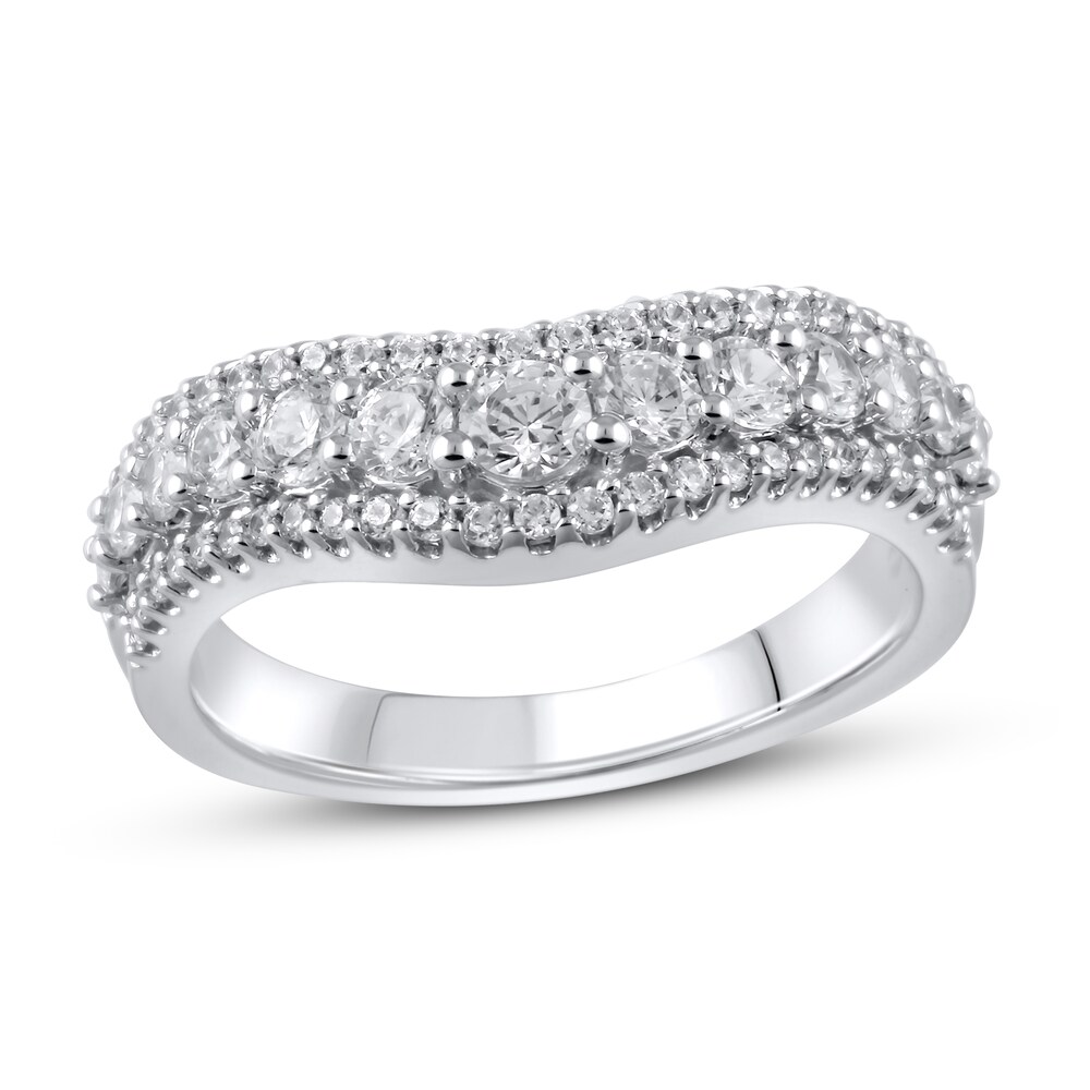 Diamond Contour Ring 1/3 ct tw Round 14K White Gold O4L1MD52 Diamond Contour Ring 1/3 ct tw Round 14K White Gold O4L1MD52