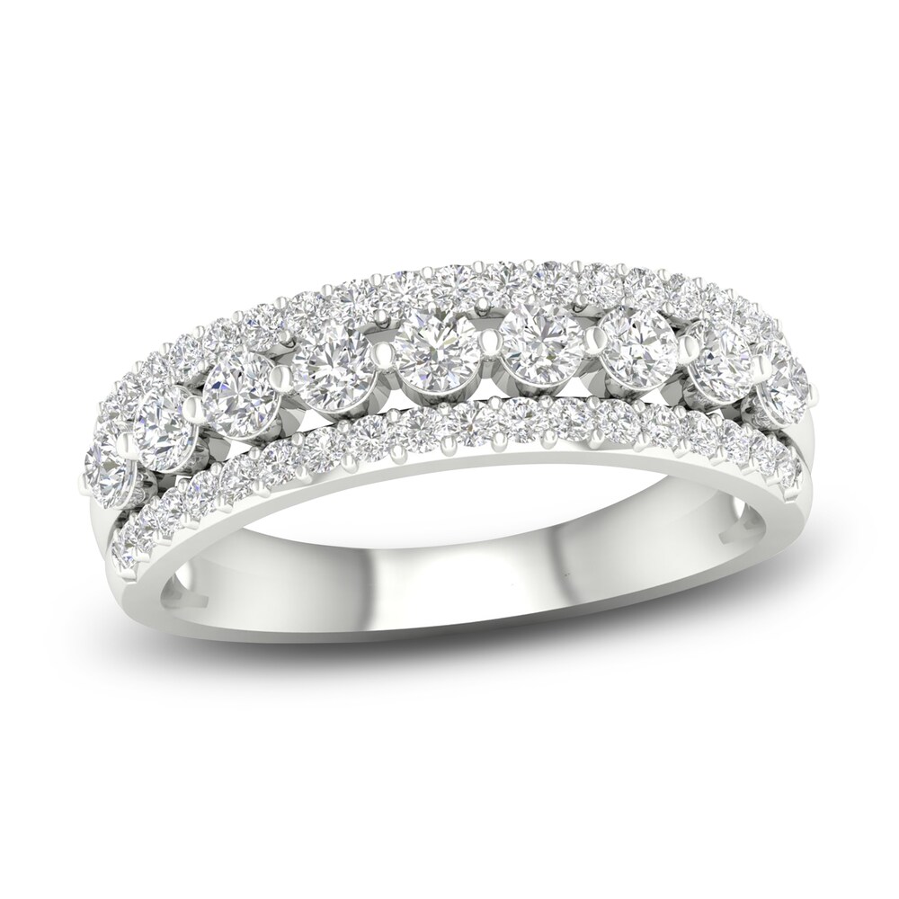 Diamond Anniversary Band 1 ct tw Round Platinum O73xWltK Diamond Anniversary Band 1 ct tw Round Platinum O73xWltK