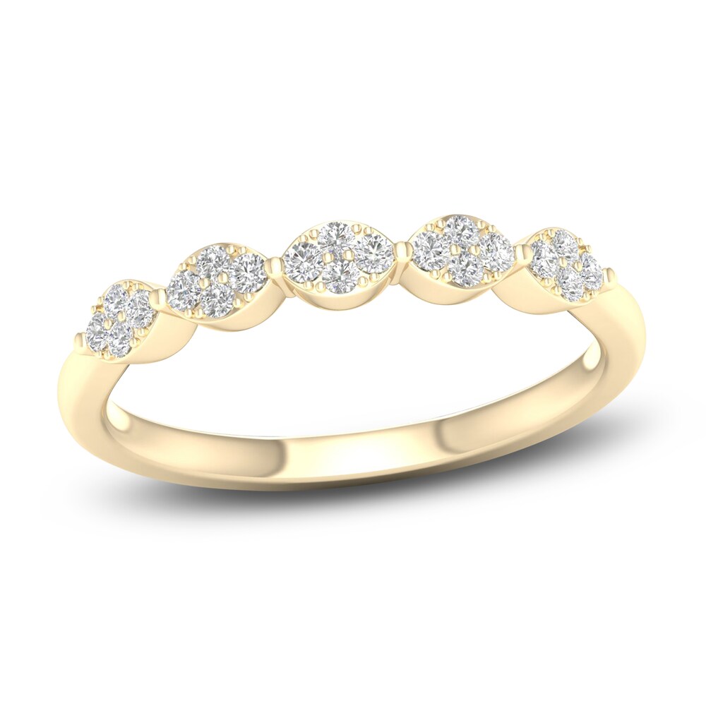 Diamond Wedding Band 1/6 ct tw Round 14K Yellow Gold O8RTCaRV Diamond Wedding Band 1/6 ct tw Round 14K Yellow Gold O8RTCaRV
