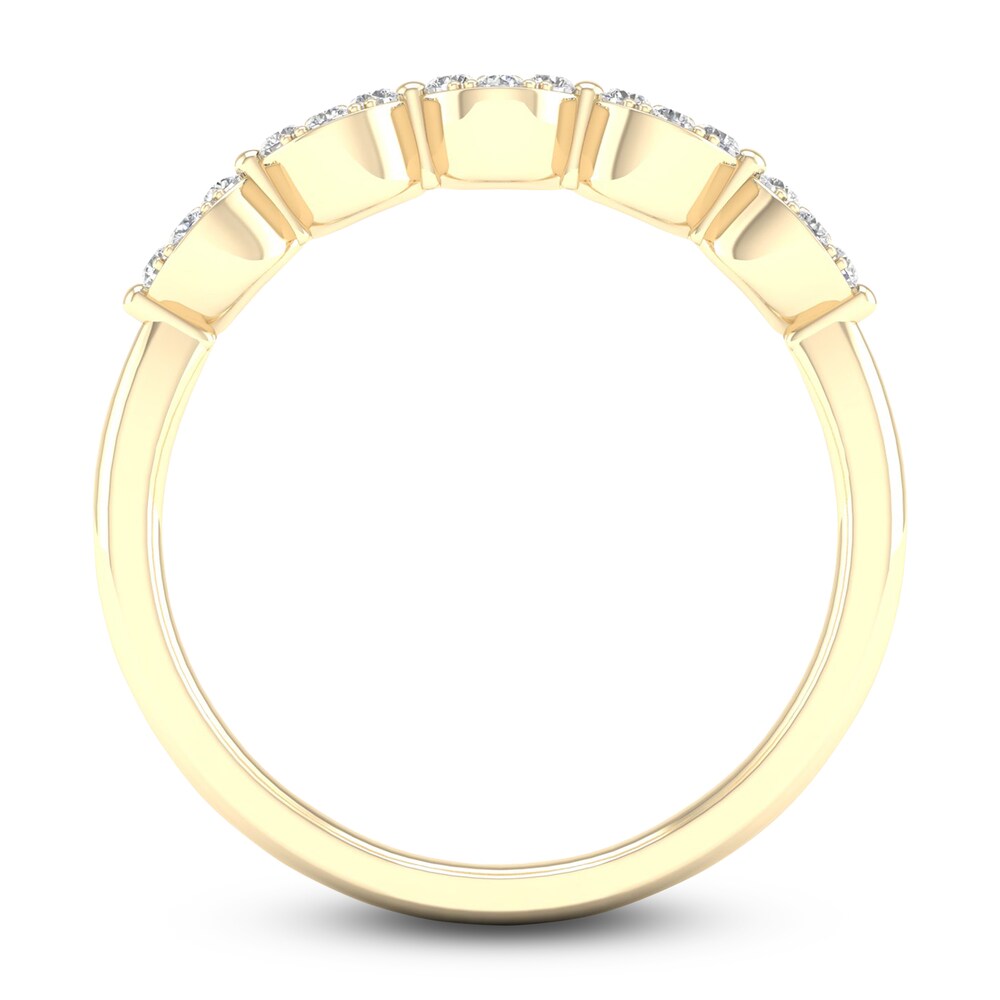 Diamond Wedding Band 1/6 ct tw Round 14K Yellow Gold O8RTCaRV Diamond Wedding Band 1/6 ct tw Round 14K Yellow Gold O8RTCaRV