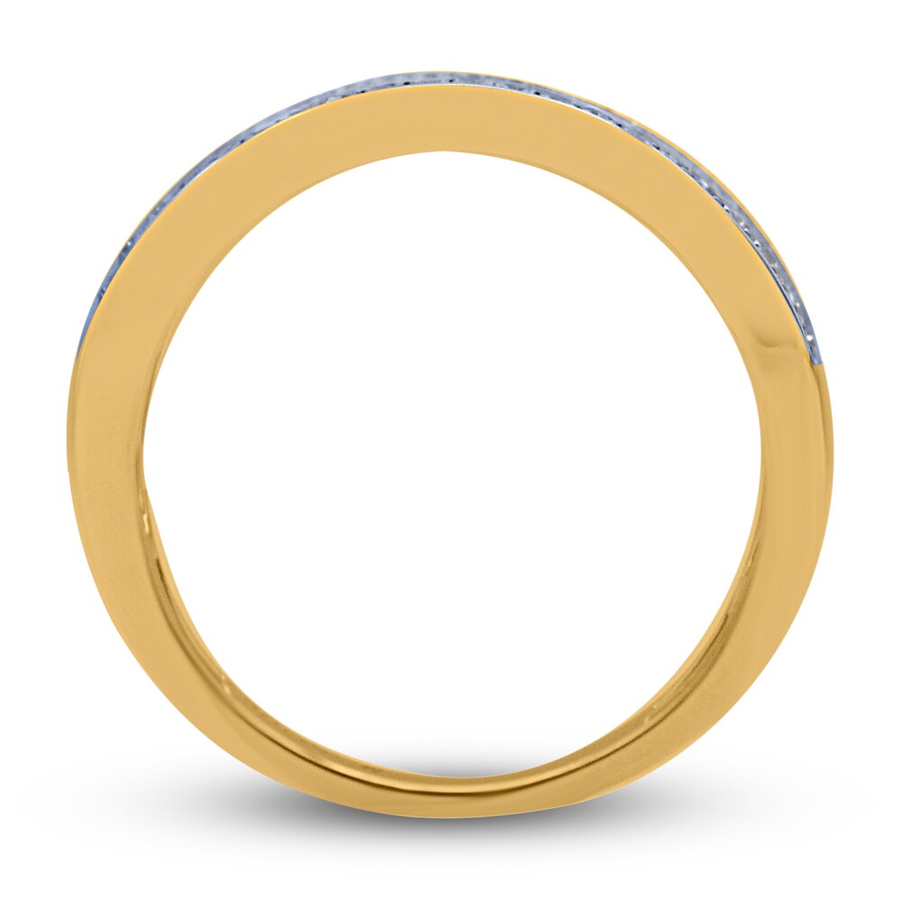 Diamond 5-Row Anniversary Band 1 ct tw Round 14K Yellow Gold OVWiyT72 Diamond 5-Row Anniversary Band 1 ct tw Round 14K Yellow Gold OVWiyT72