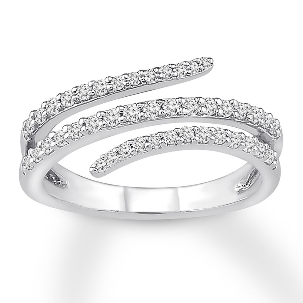 Diamond Ring 1/3 carat tw Round 10K White Gold Of4o8viQ Diamond Ring 1/3 carat tw Round 10K White Gold Of4o8viQ