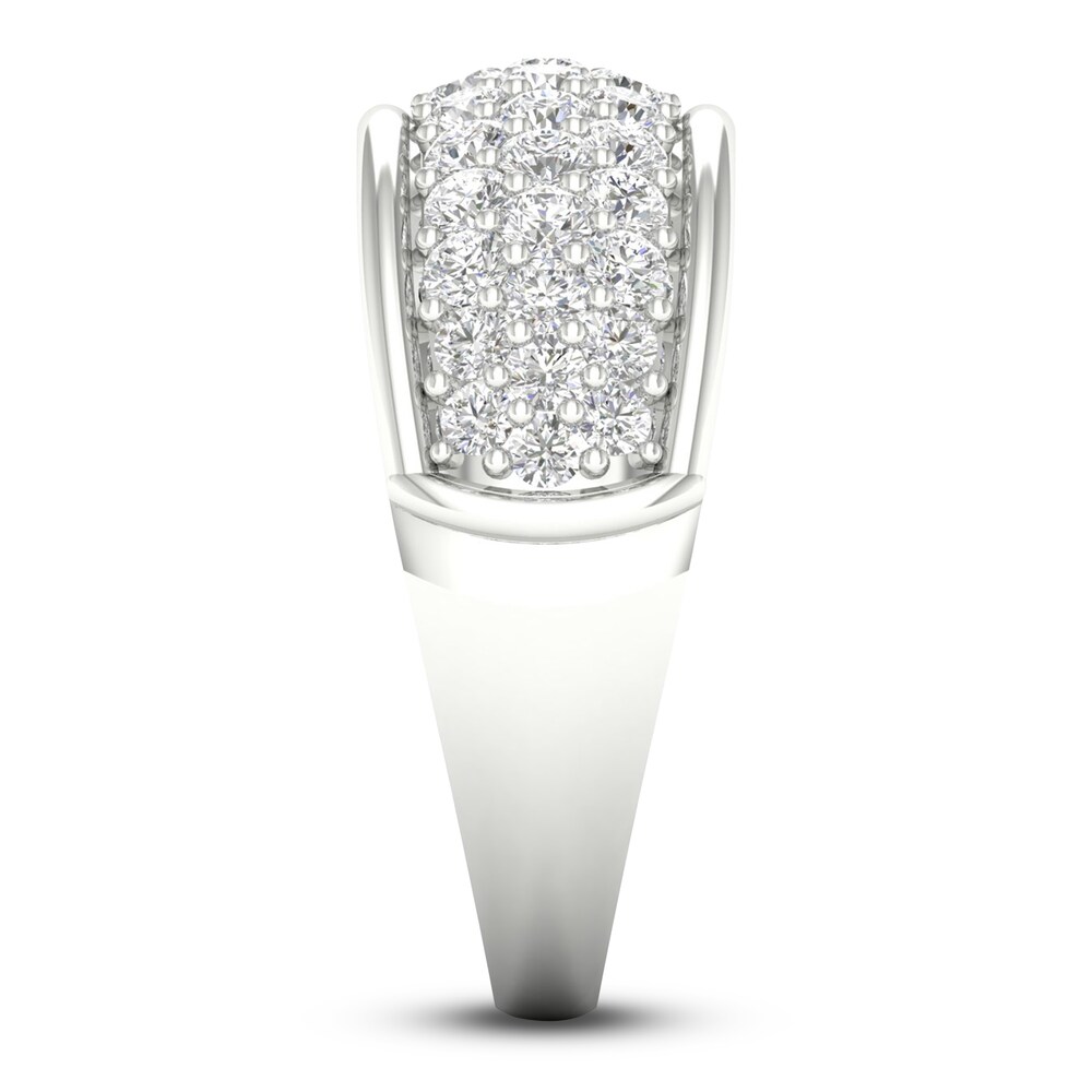 Diamond Pave Anniversary Band 1 ct tw Round 14K White Gold OnkqJWnF Diamond Pave Anniversary Band 1 ct tw Round 14K White Gold OnkqJWnF