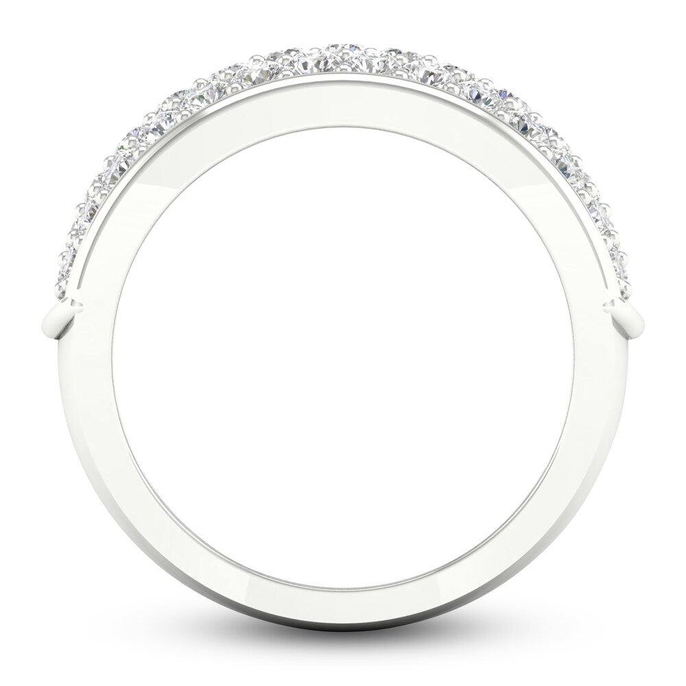 Diamond Pave Anniversary Band 1 ct tw Round 14K White Gold OnkqJWnF Diamond Pave Anniversary Band 1 ct tw Round 14K White Gold OnkqJWnF