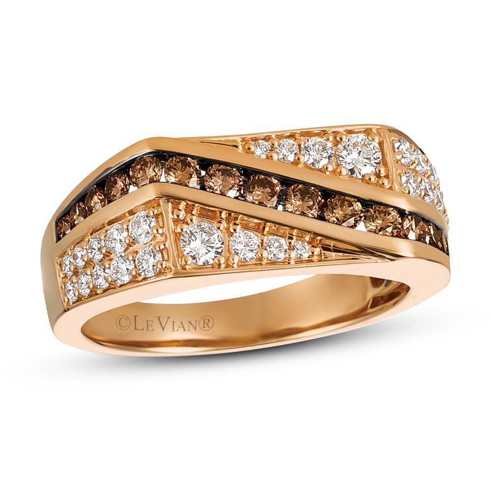 Le Vian Men's Diamond Ring 1-1/3 ct tw 14K Strawberry Gold P0TQb2Yl Le Vian Men's Diamond Ring 1-1/3 ct tw 14K Strawberry Gold P0TQb2Yl
