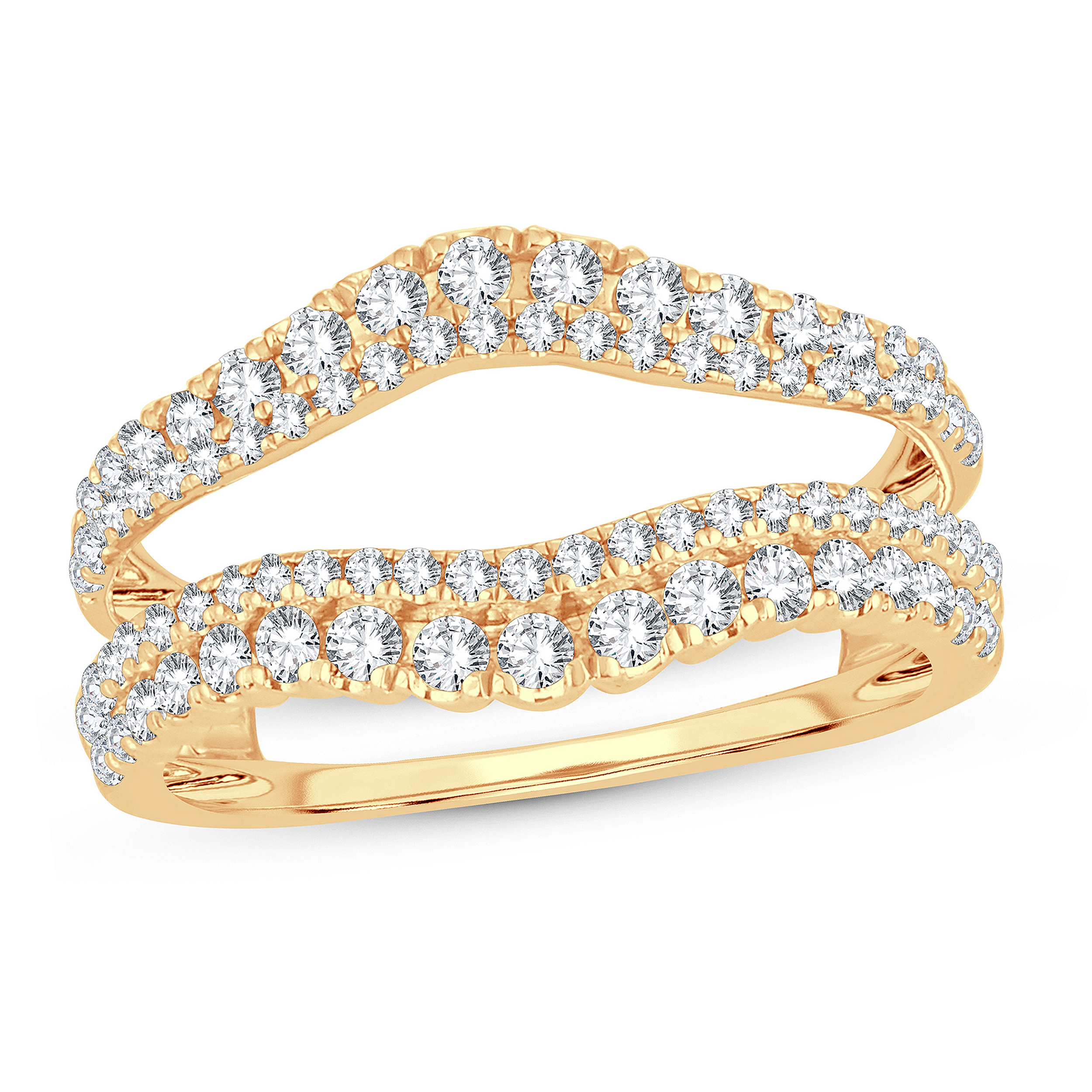 Diamond Enhancer Ring 3/4 ct tw Round 14K Yellow Gold PR7oPnVn Diamond Enhancer Ring 3/4 ct tw Round 14K Yellow Gold PR7oPnVn