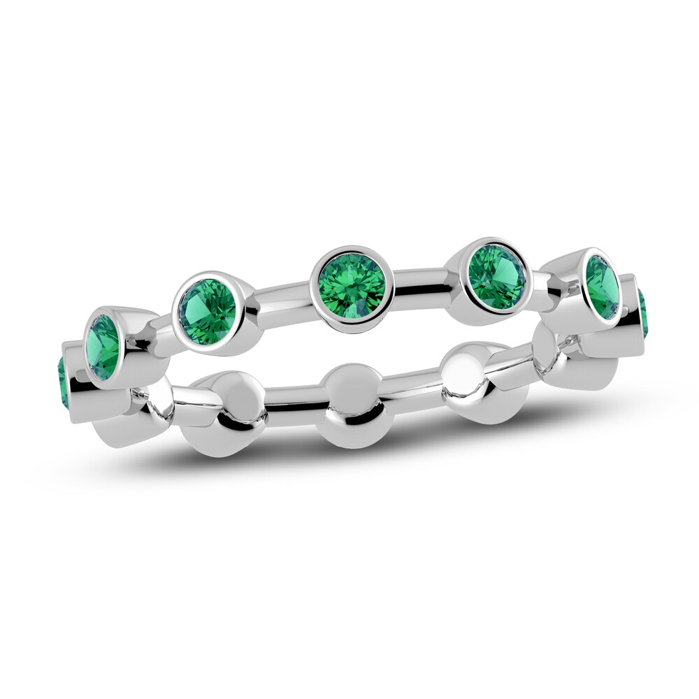 Juliette Maison Natural Emerald Ring 10K White Gold PflElx82 Juliette Maison Natural Emerald Ring 10K White Gold PflElx82