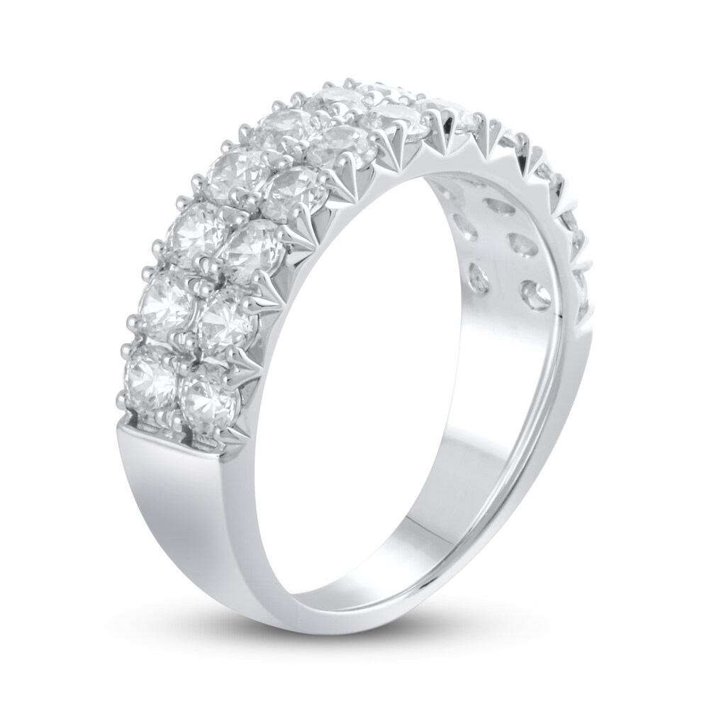 Lab-Created Diamond Anniversary Band 2 ct tw Round 14K White Gold PohLbGUP Lab-Created Diamond Anniversary Band 2 ct tw Round 14K White Gold PohLbGUP