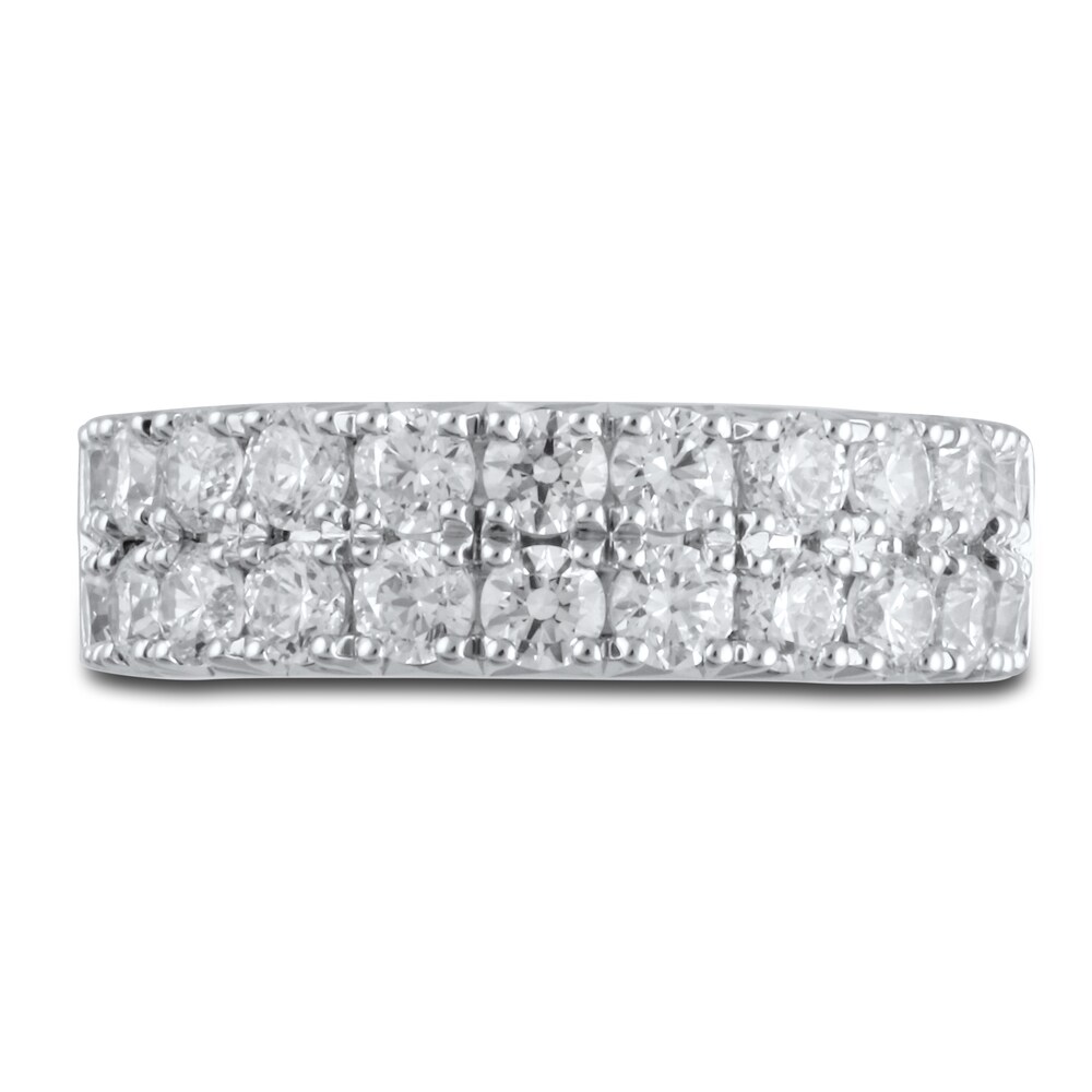 Lab-Created Diamond Anniversary Band 2 ct tw Round 14K White Gold PohLbGUP Lab-Created Diamond Anniversary Band 2 ct tw Round 14K White Gold PohLbGUP