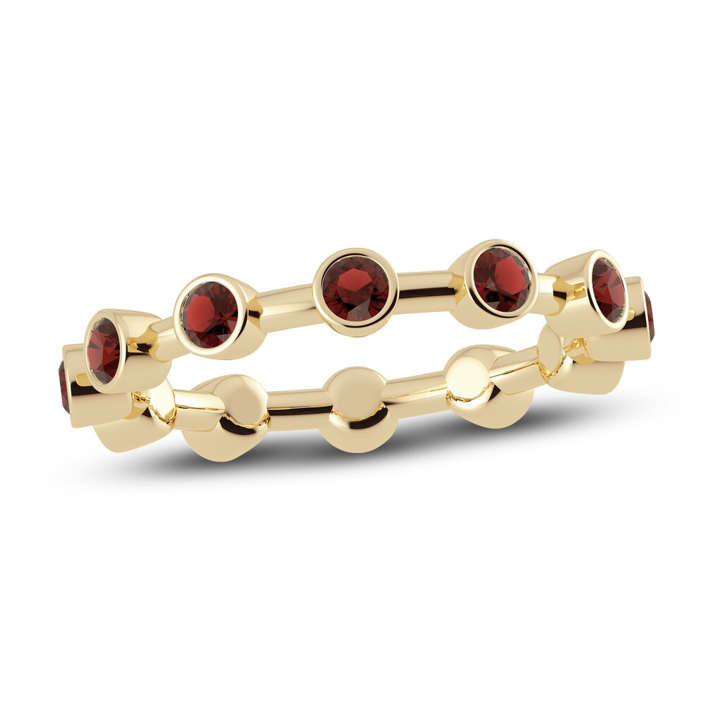 Juliette Maison Natural Garnet Ring 10K Yellow Gold PpSf1EWm
