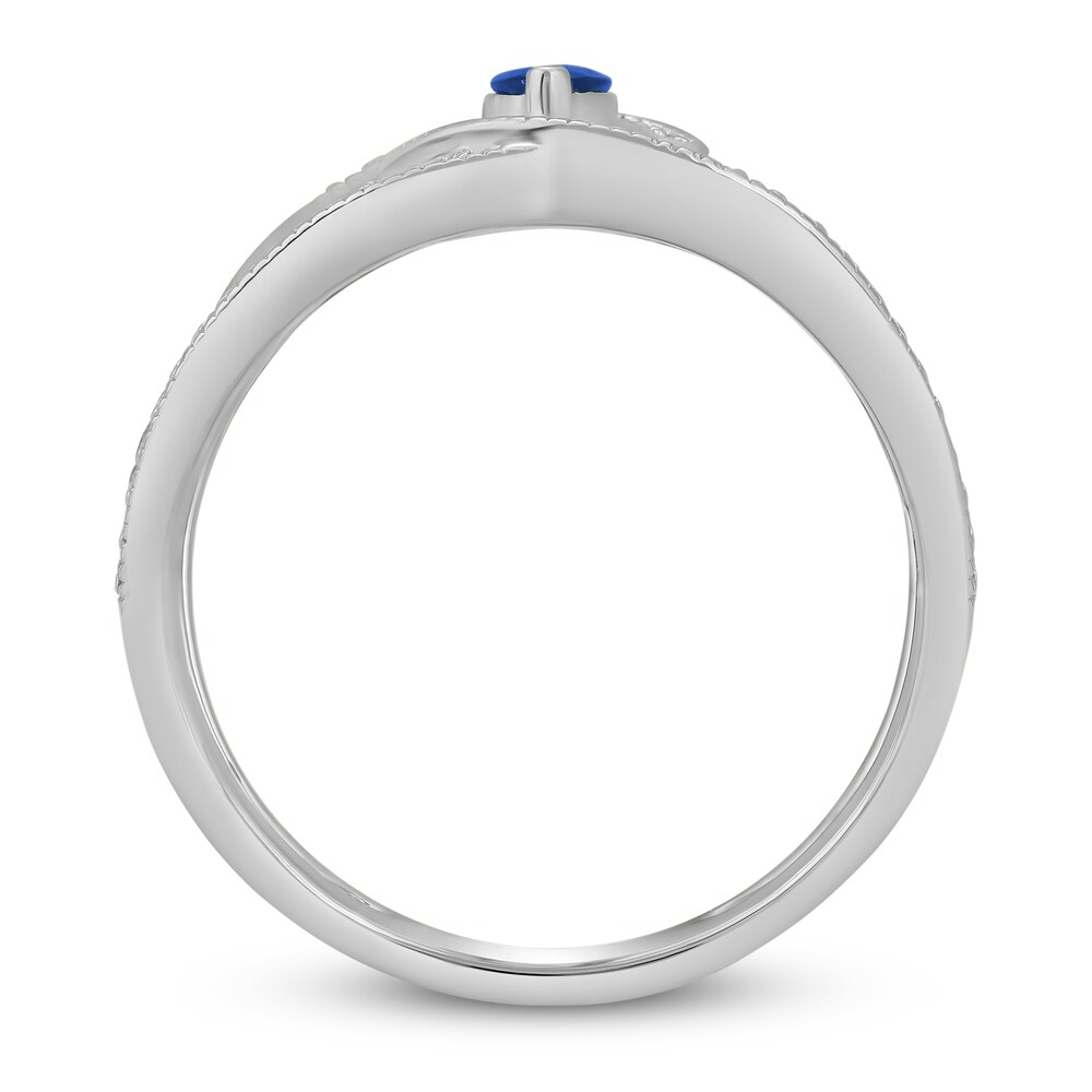 Natural Blue Sapphire Ring 1/3 ct tw Diamonds 14K White Gold PqOMNE5j Natural Blue Sapphire Ring 1/3 ct tw Diamonds 14K White Gold PqOMNE5j