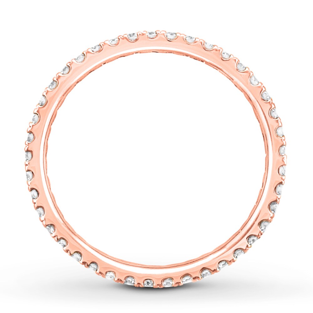 Diamond Eternity Band 1/2 ct tw Round-cut 14K Rose Gold Pv9kQbc5 Diamond Eternity Band 1/2 ct tw Round-cut 14K Rose Gold Pv9kQbc5
