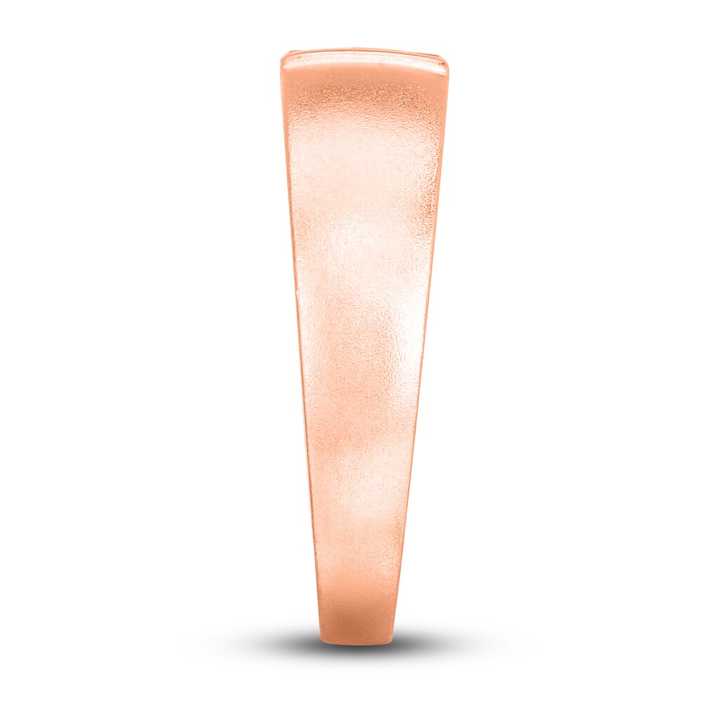 Men\'s Black Diamond Anniversary Ring 1/4 ct tw Princess 14K Rose Gold QQ3oDaV3 Men\'s Black Diamond Anniversary Ring 1/4 ct tw Princess 14K Rose Gold QQ3oDaV3