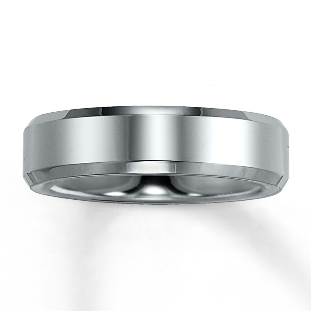 Wedding Band Tungsten Carbide 6mm QTD4PStd