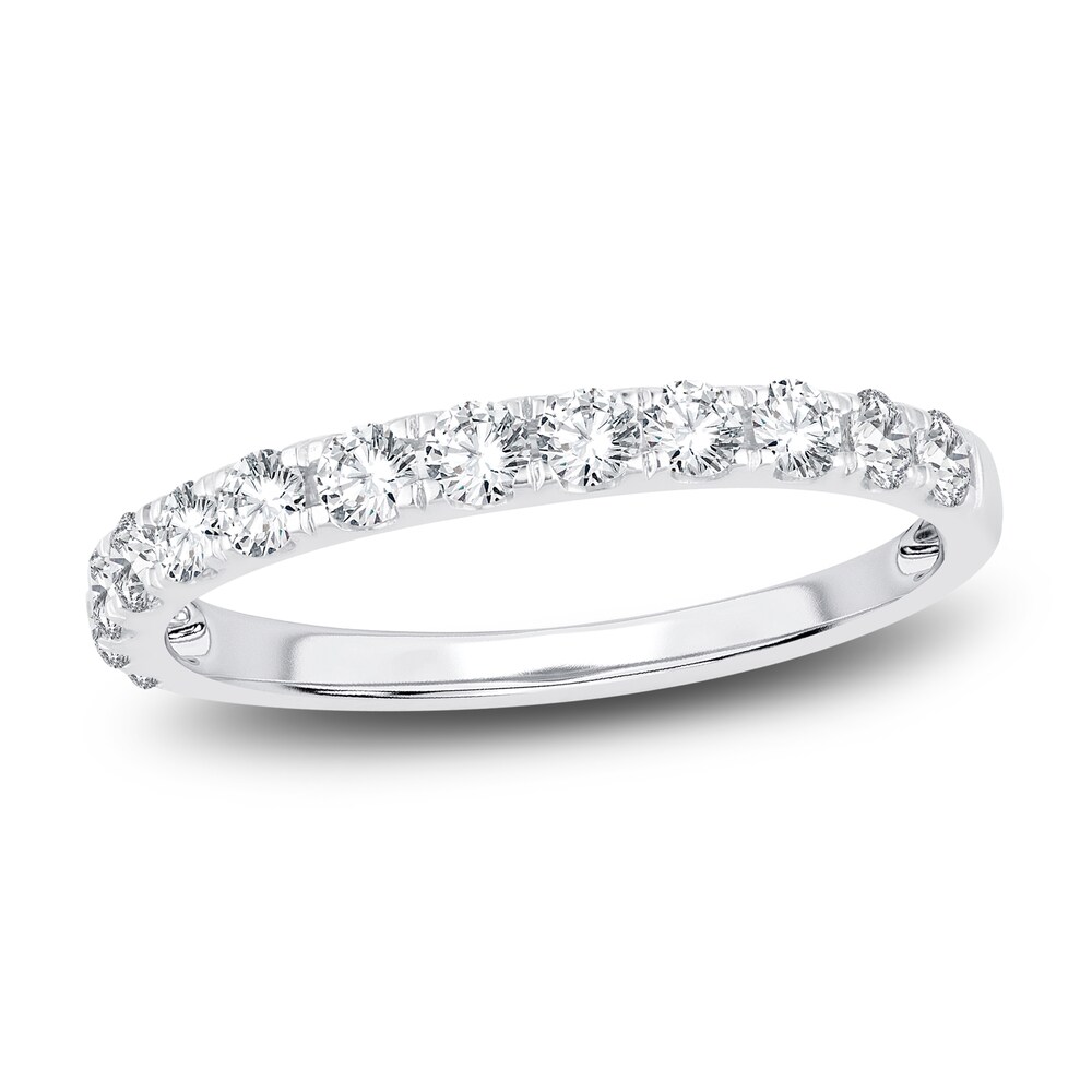 Diamond Wedding Band 1/2 ct tw Round 14K White Gold QTP5e0cM Diamond Wedding Band 1/2 ct tw Round 14K White Gold QTP5e0cM