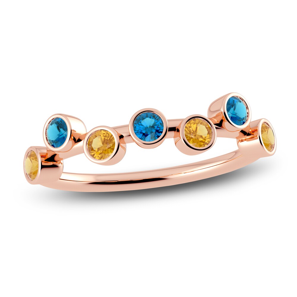Juliette Maison Natural Blue Zircon & Natural Citrine Ring 10K Rose Gold QfWc1dwN Juliette Maison Natural Blue Zircon & Natural Citrine Ring 10K Rose Gold QfWc1dwN