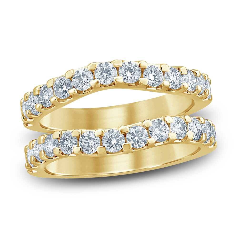 Diamond Anniversary Enhancer Band 1-1/2 ct tw Round 14K Yellow Gold QkWjVNJo Diamond Anniversary Enhancer Band 1-1/2 ct tw Round 14K Yellow Gold QkWjVNJo