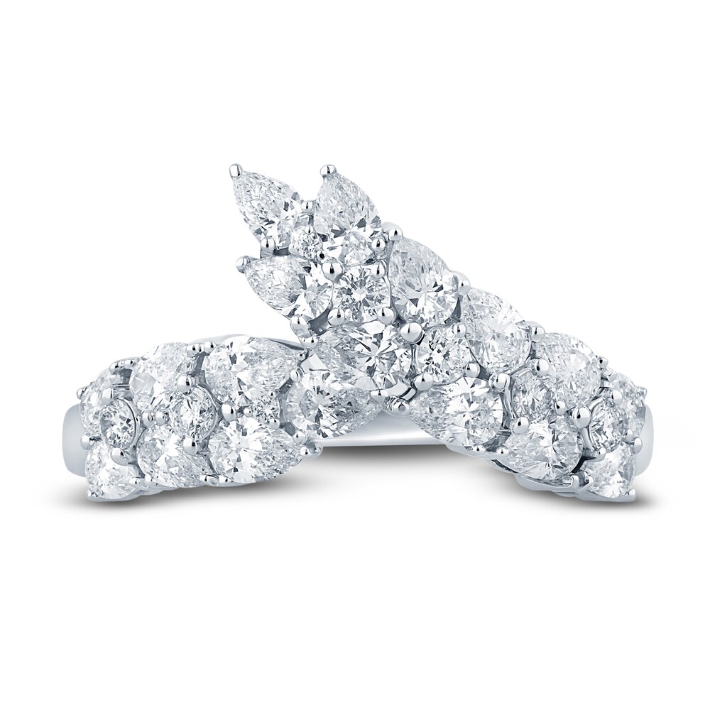 Pnina Tornai Diamond Ring 1-1/4 ct tw Round/Pear 14K White Gold QtIyYPhd Pnina Tornai Diamond Ring 1-1/4 ct tw Round/Pear 14K White Gold QtIyYPhd