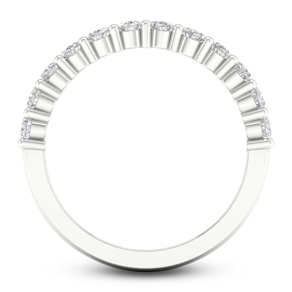 Diamond Anniversary Band 1 ct tw Oval Platinum QtLKGEVj