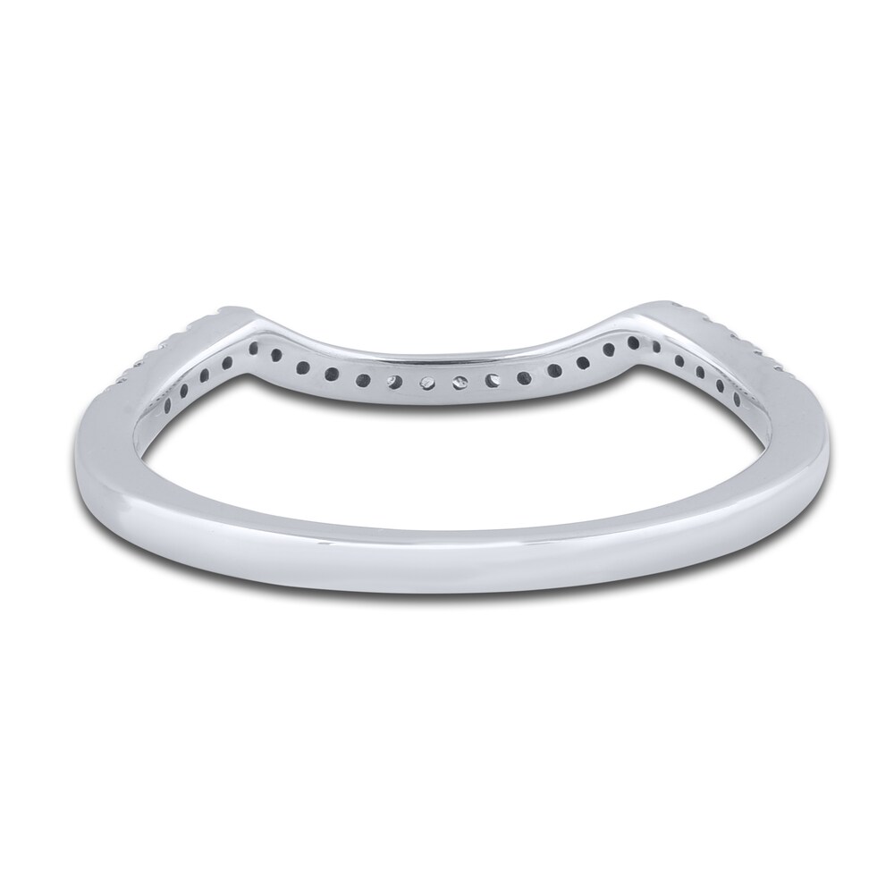 Diamond Contour Wedding Band 1/10 ct tw Round 14K White Gold Qud15Gzx Diamond Contour Wedding Band 1/10 ct tw Round 14K White Gold Qud15Gzx