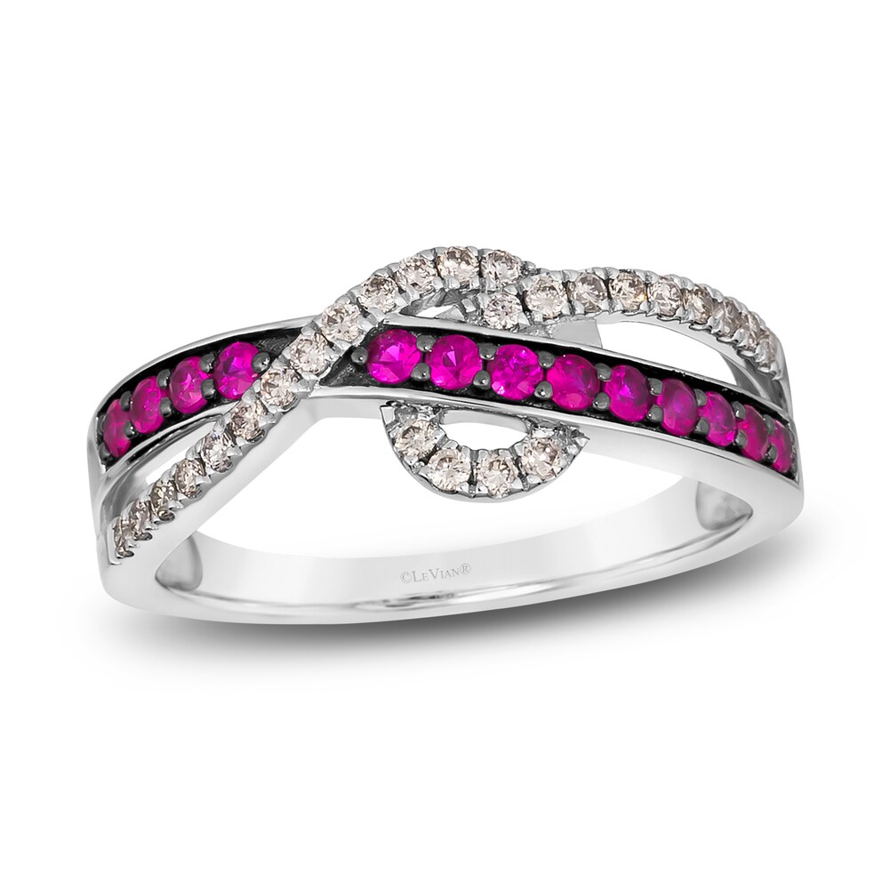 Le Vian Natural Ruby Ring 1/6 ct tw Diamonds 14K Vanilla Gold Qug0enOv Le Vian Natural Ruby Ring 1/6 ct tw Diamonds 14K Vanilla Gold Qug0enOv