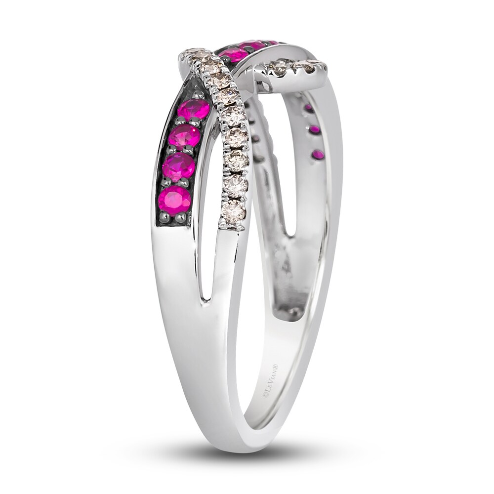 Le Vian Natural Ruby Ring 1/6 ct tw Diamonds 14K Vanilla Gold Qug0enOv Le Vian Natural Ruby Ring 1/6 ct tw Diamonds 14K Vanilla Gold Qug0enOv