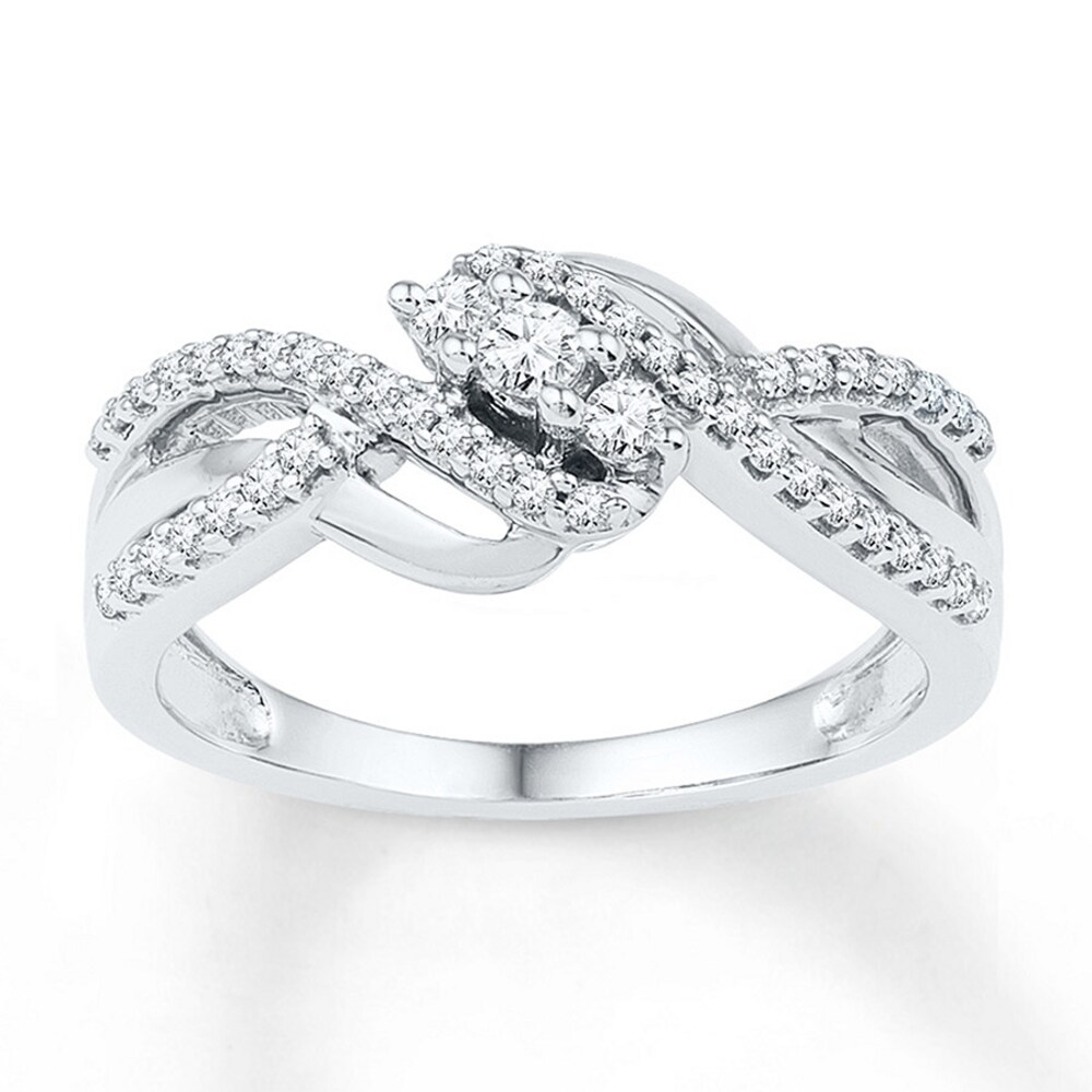 Diamond Ring 1/3 ct tw Round-cut Sterling Silver R2jxjH9b Diamond Ring 1/3 ct tw Round-cut Sterling Silver R2jxjH9b
