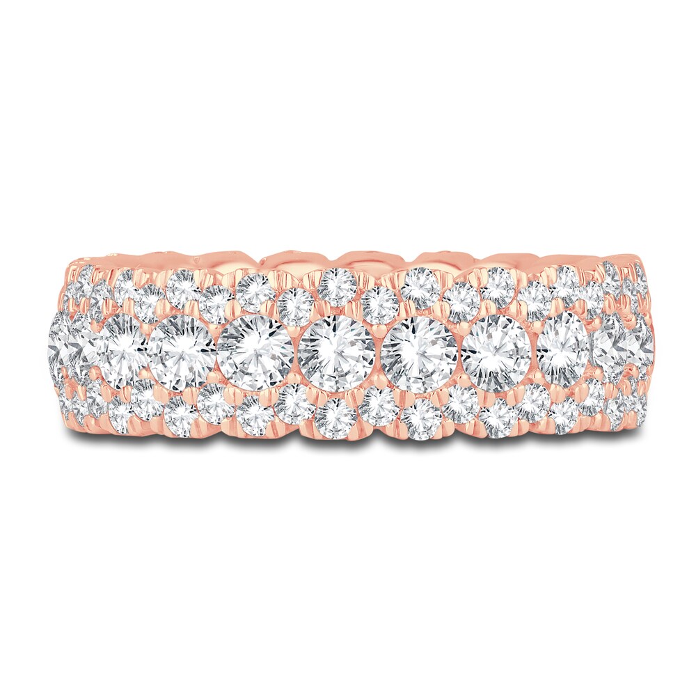 Diamond Eternity Ring 3 ct tw Round 14K Rose Gold R5FivAHT Diamond Eternity Ring 3 ct tw Round 14K Rose Gold R5FivAHT