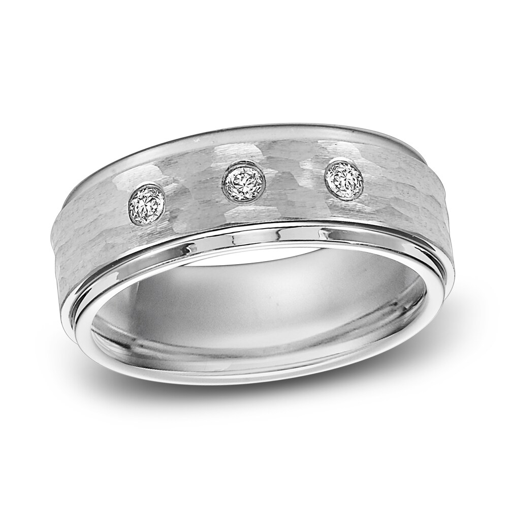 Diamond Wedding Band 1/6 ct tw Round Cobalt R9EH88UW Diamond Wedding Band 1/6 ct tw Round Cobalt R9EH88UW