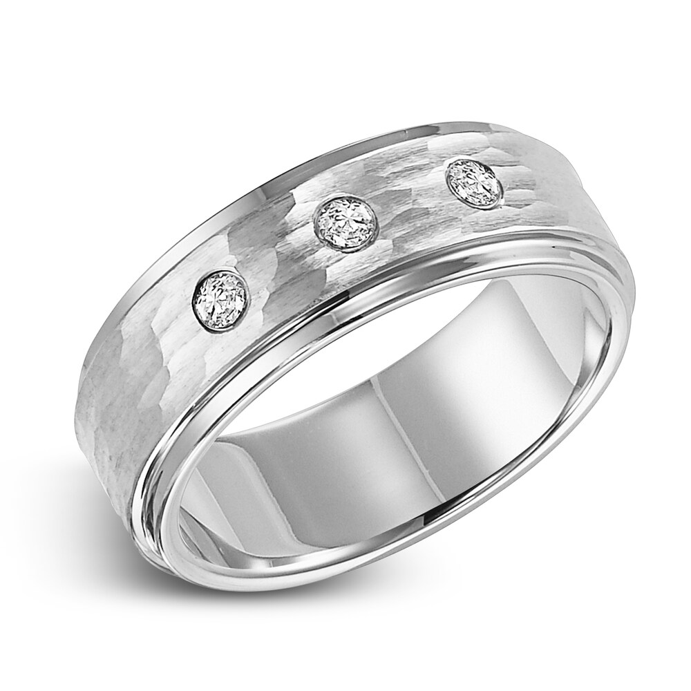 Diamond Wedding Band 1/6 ct tw Round Cobalt R9EH88UW Diamond Wedding Band 1/6 ct tw Round Cobalt R9EH88UW