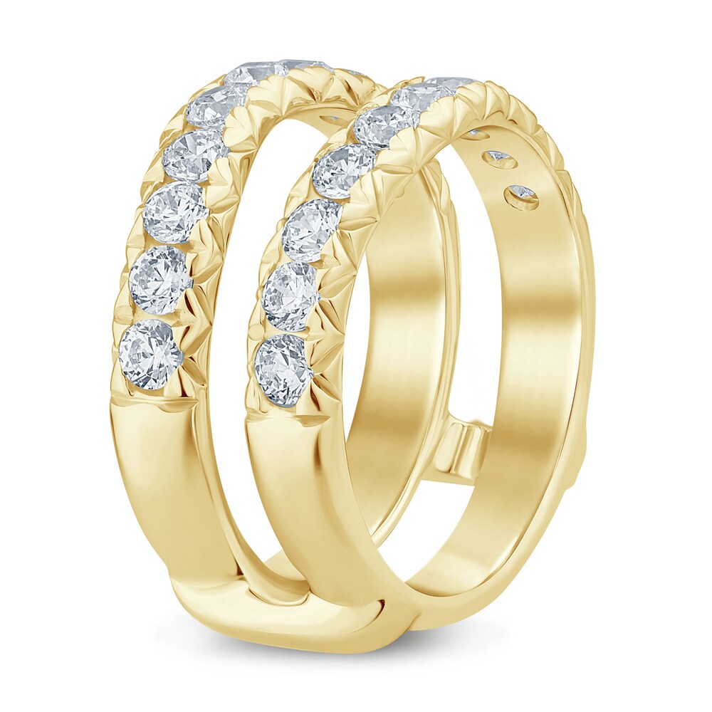 Diamond Enhancer Band 1-1/2 ct tw Round 14K Yellow Gold RJKhm1HH Diamond Enhancer Band 1-1/2 ct tw Round 14K Yellow Gold RJKhm1HH