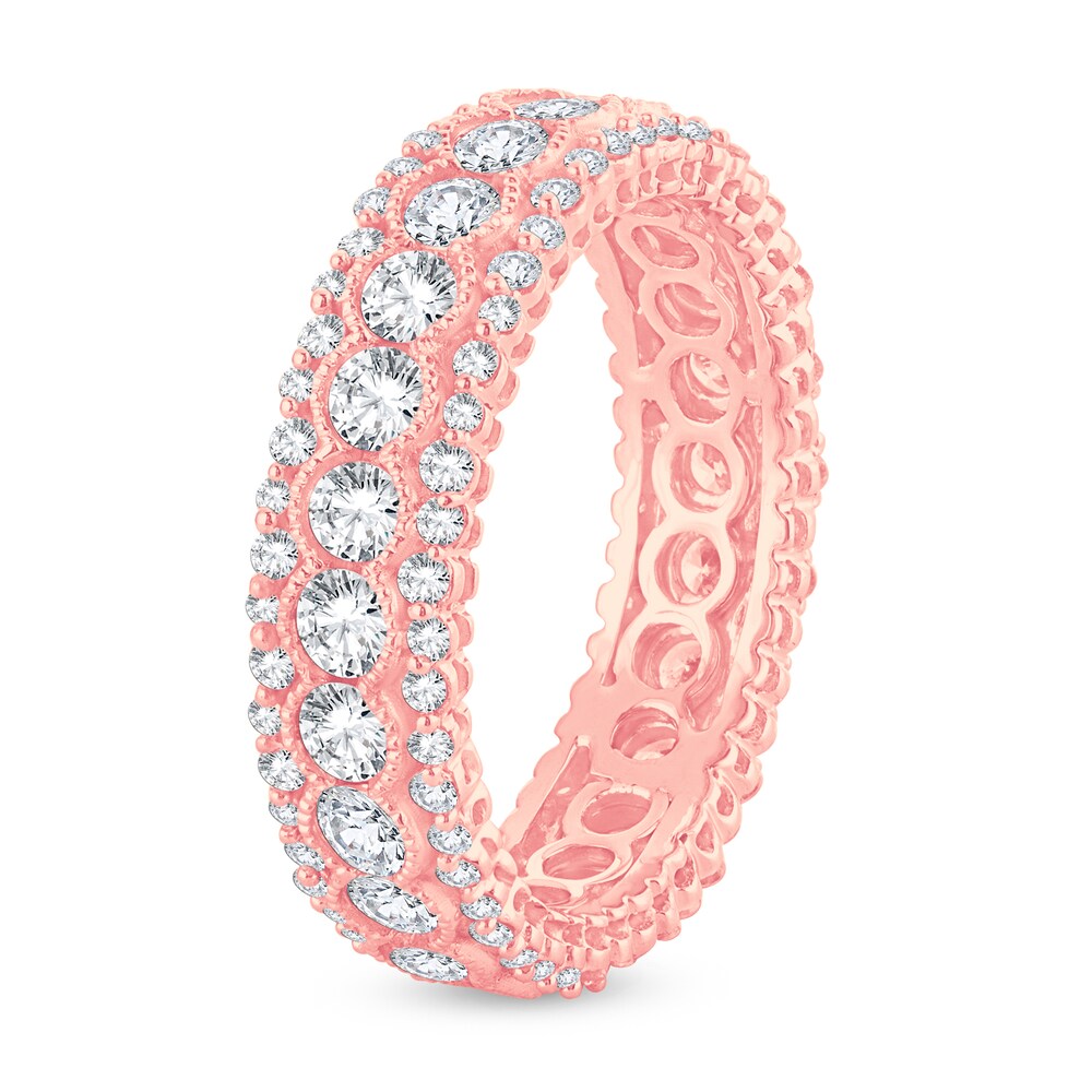Diamond Eternity Band 2 ct tw Round 14K Rose Gold RRcUuZkM Diamond Eternity Band 2 ct tw Round 14K Rose Gold RRcUuZkM