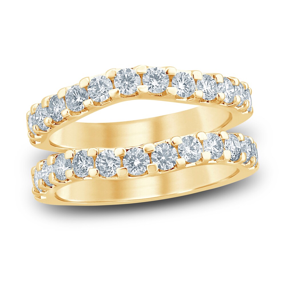 Diamond Enhancer Ring 1-1/2 ct tw Round 14K Yellow Gold RaBjjKNz Diamond Enhancer Ring 1-1/2 ct tw Round 14K Yellow Gold RaBjjKNz