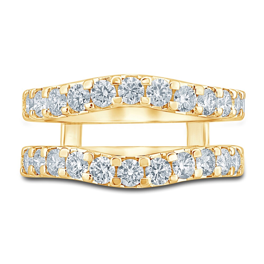 Diamond Enhancer Ring 1-1/2 ct tw Round 14K Yellow Gold RaBjjKNz Diamond Enhancer Ring 1-1/2 ct tw Round 14K Yellow Gold RaBjjKNz