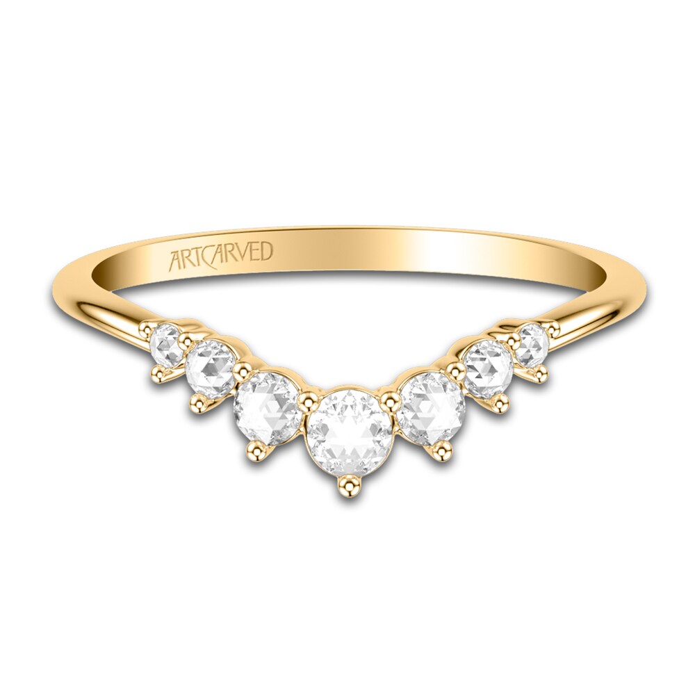 ArtCarved Rose-Cut Diamond Anniversary Band 1/5 ct tw 14K Yellow Gold SCv0Dm0v ArtCarved Rose-Cut Diamond Anniversary Band 1/5 ct tw 14K Yellow Gold SCv0Dm0v