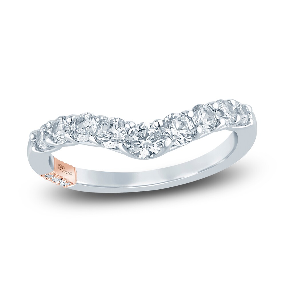 Pnina Tornai Lab-Created Diamond Contour Anniversary Band 1 ct tw Round 14K White Gold SGVuzKa1 Pnina Tornai Lab-Created Diamond Contour Anniversary Band 1 ct tw Round 14K White Gold SGVuzKa1