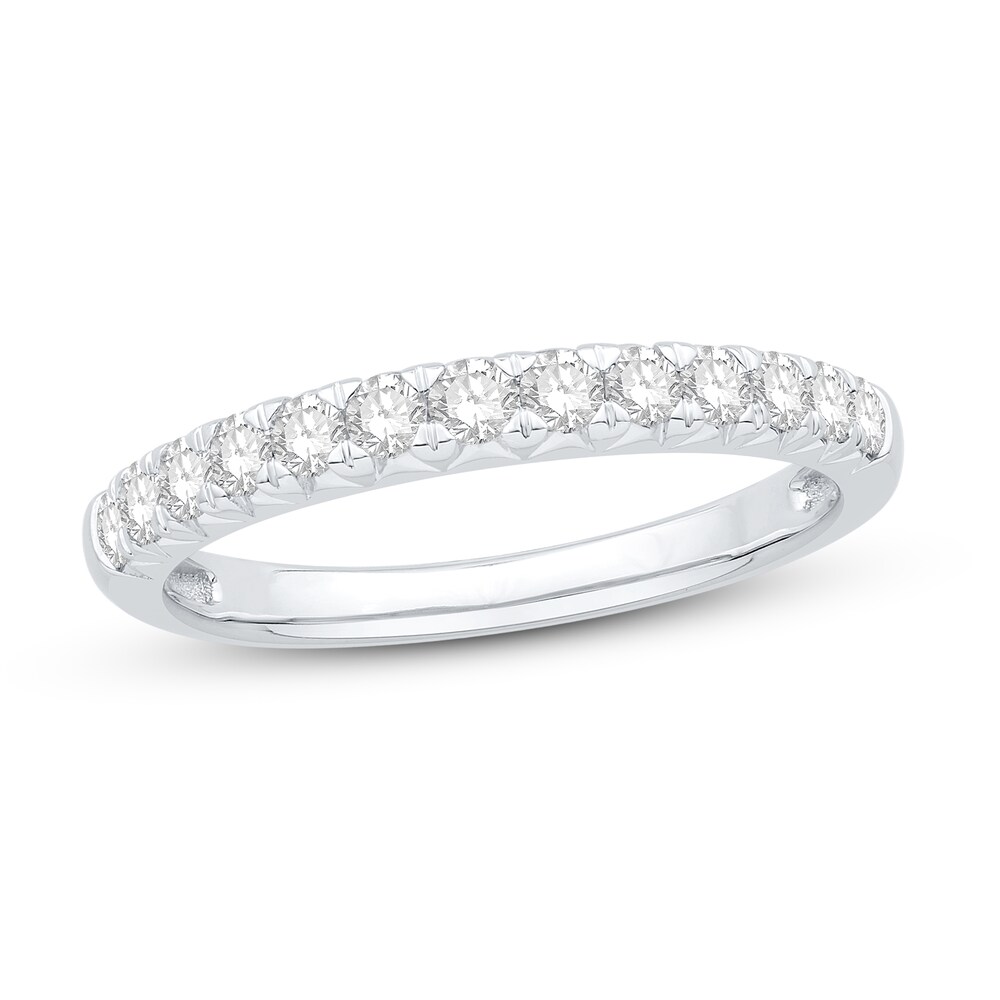 Diamond Anniversary Band 1/2 ct tw Round 14K White Gold SHeyvhJw