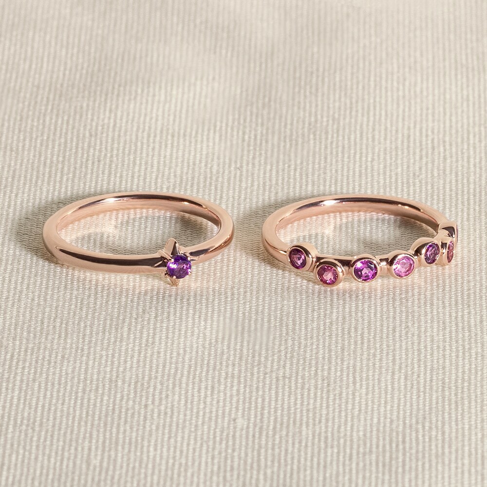 Juliette Maison Natural Aquamarine & Natural Blue Sapphire Ring 10K White Gold SLWK0tIy Juliette Maison Natural Aquamarine & Natural Blue Sapphire Ring 10K White Gold SLWK0tIy